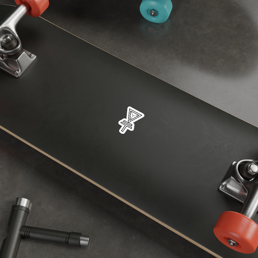 Skeleton Key Die-Cut Sticker